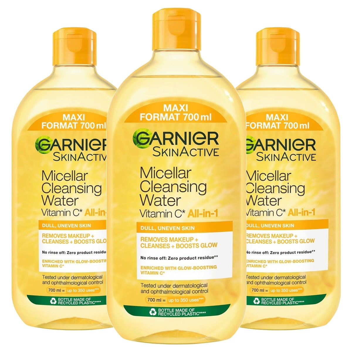 Garnier SkinActive All-in-1 Micellair Gezichtswater 3 x 700 ml - Voordeelverpakking