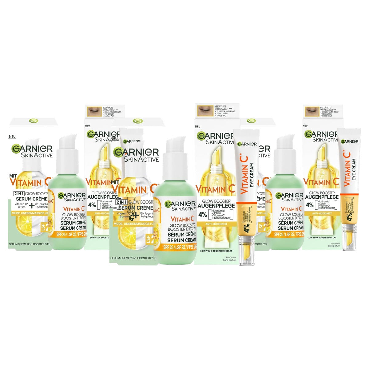 Garnier SkinActive Glow Booster Set Vitamine C 2-delig - 3-pack