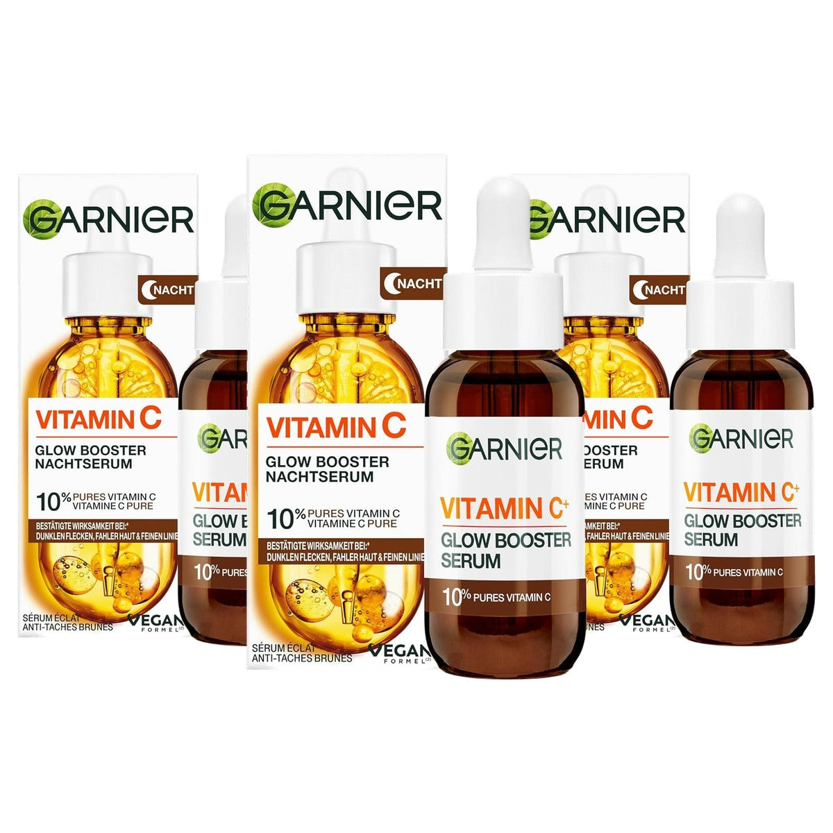 Garnier SkinActive Vitamine C Glow Booster Nachtserum - 3-pack