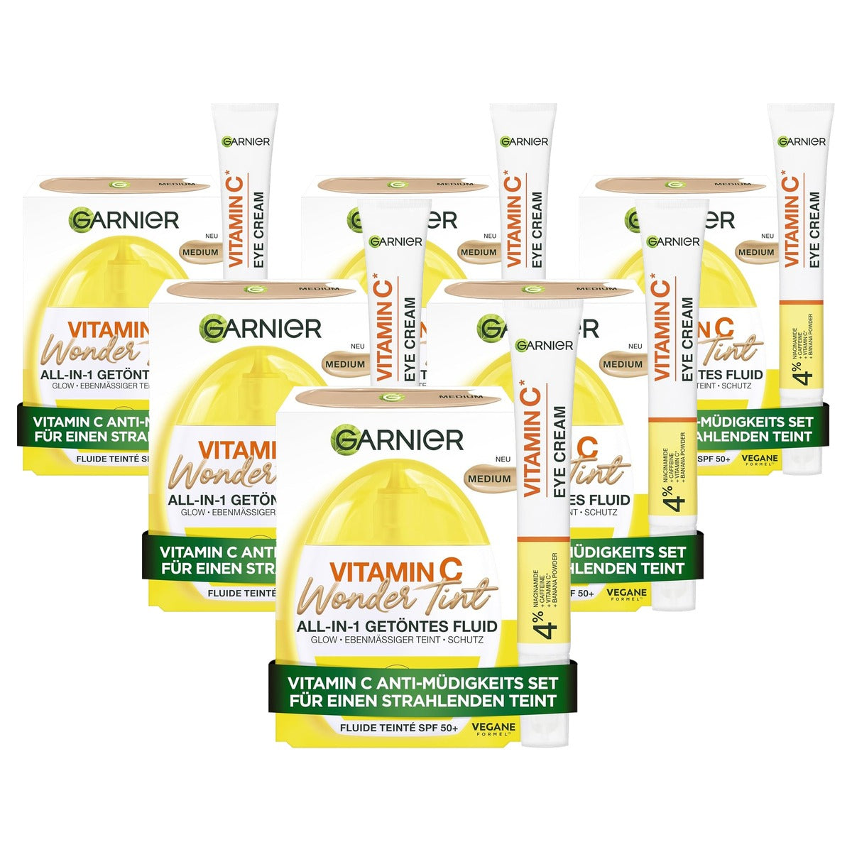 Garnier Vitamine C Anti-vermoeidheidsset - 6-pack