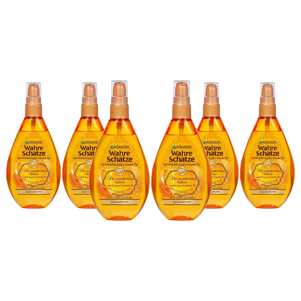Garnier Ware Schätze Gewichtloze Haarolie 3 x 150 ml - Voordeelverpakking
