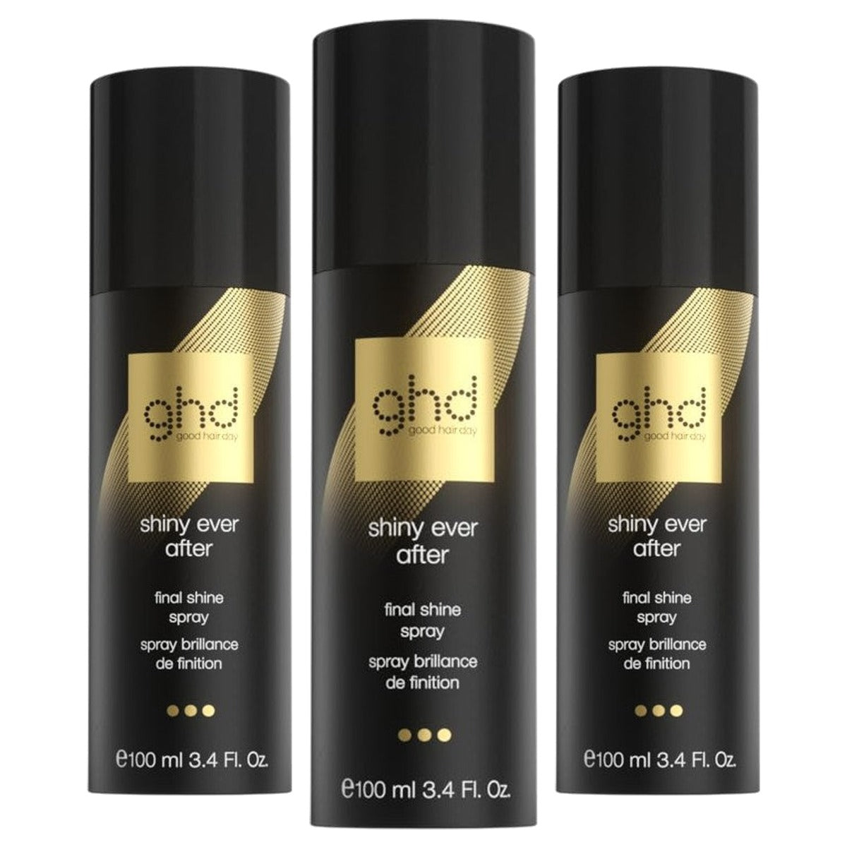 ghd Shiny Ever After Final Shine Spray voor Alle Haartypes 100 ml - 3-pack