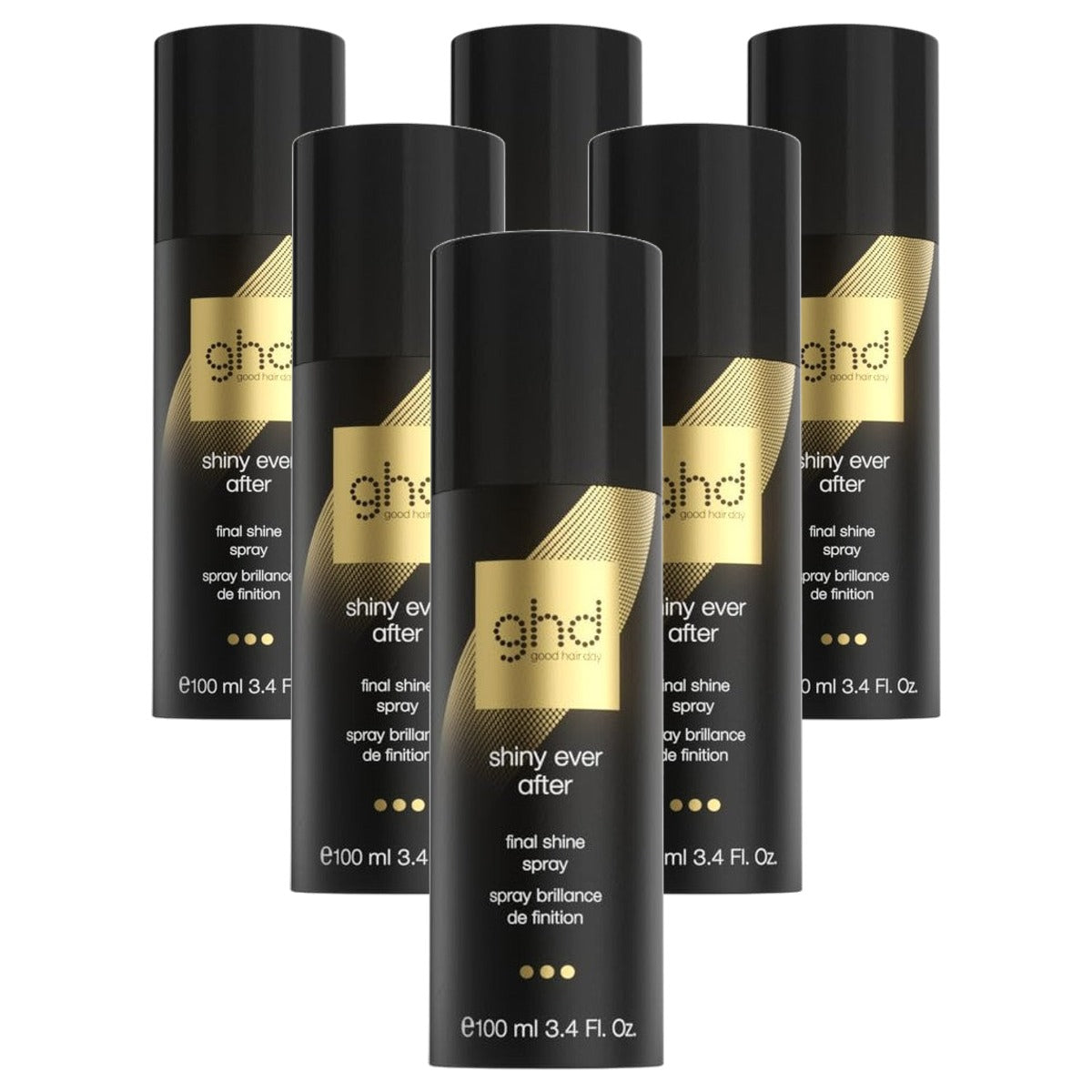 ghd Shiny Ever After Final Shine Spray voor Alle Haartypes 100 ml - 6-pack