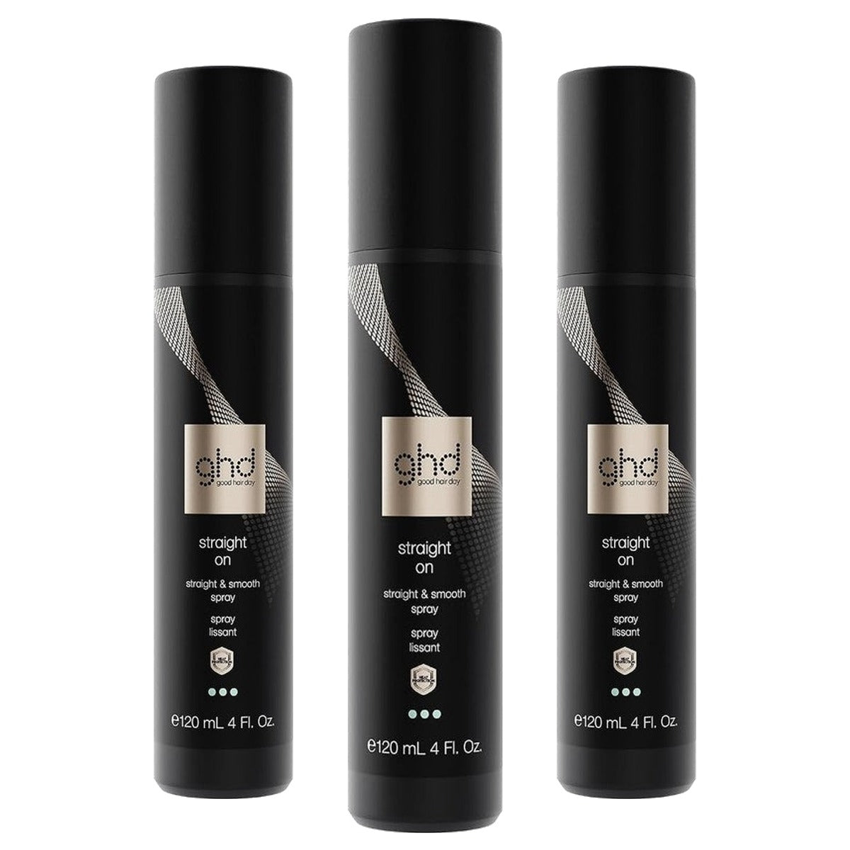 ghd Straight On Gladstrijkende Spray Anti-Frizz 120 ml - 3-pack