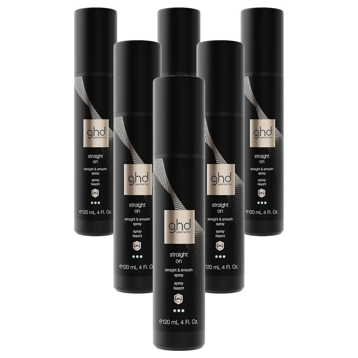 ghd Straight On Gladstrijkende Spray Anti-Frizz 120 ml - 6-pack