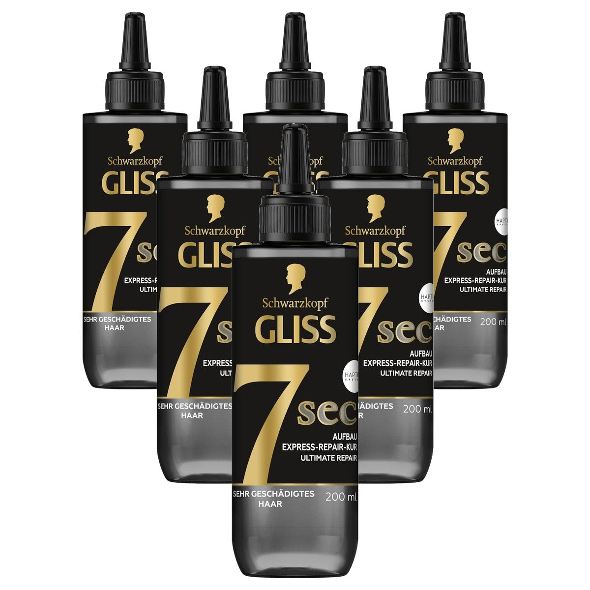 Gliss 7 Sec Express-Repair Kur Ultimate Repair 6 x 200 ml - Voordeelverpakking