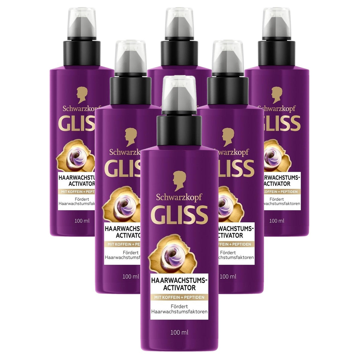 Gliss Kur Full Hair Magic Haargroei-activator 6 x 100 ml - Voordeelverpakking