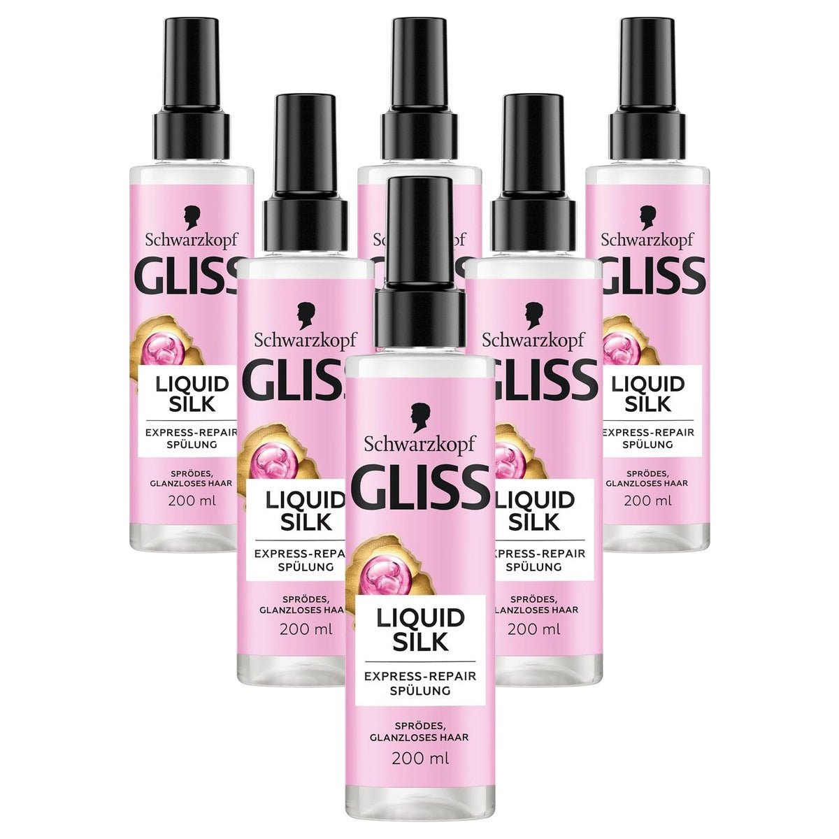 Gliss Liquid Silk Express-Repair Conditioner - 6-pack