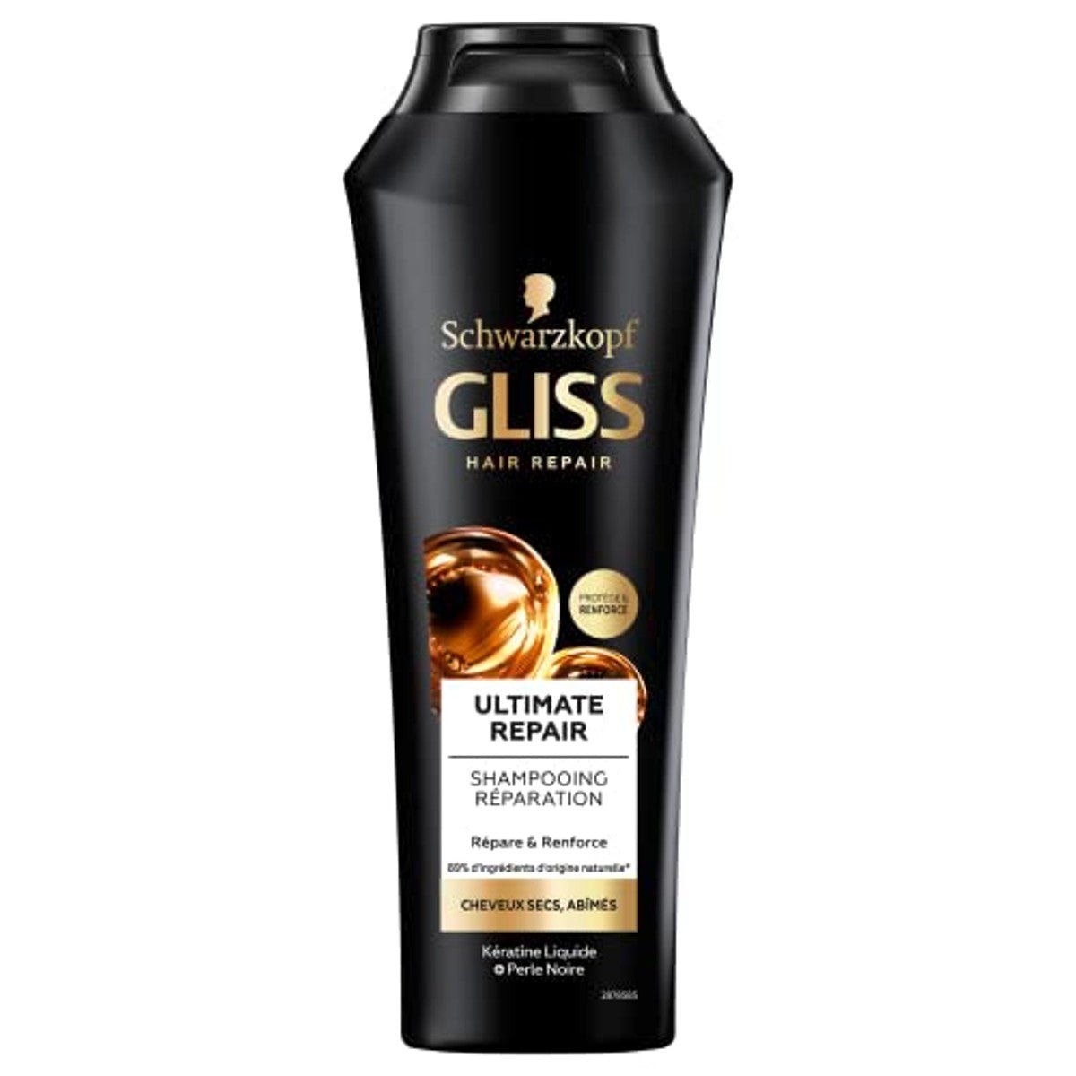 Gliss Ultimate Repair Shampoo met Vloeibare Keratine voor Beschadigd Haar 2 x 250 ml door Schwarzkopf nu bij Huishoudvoordeel