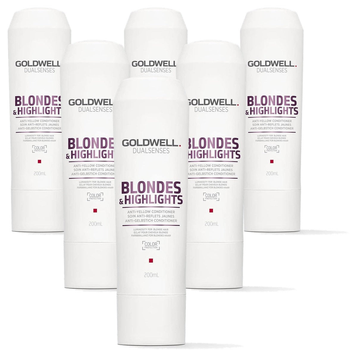 Goldwell Dualsenses Blonde & Highlights Anti-Yellow Conditioner - 6-pack