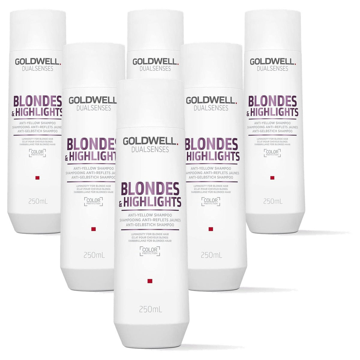 Goldwell Dualsenses Blondes & Highlights Anti Yellow Shampoo - 6-pack