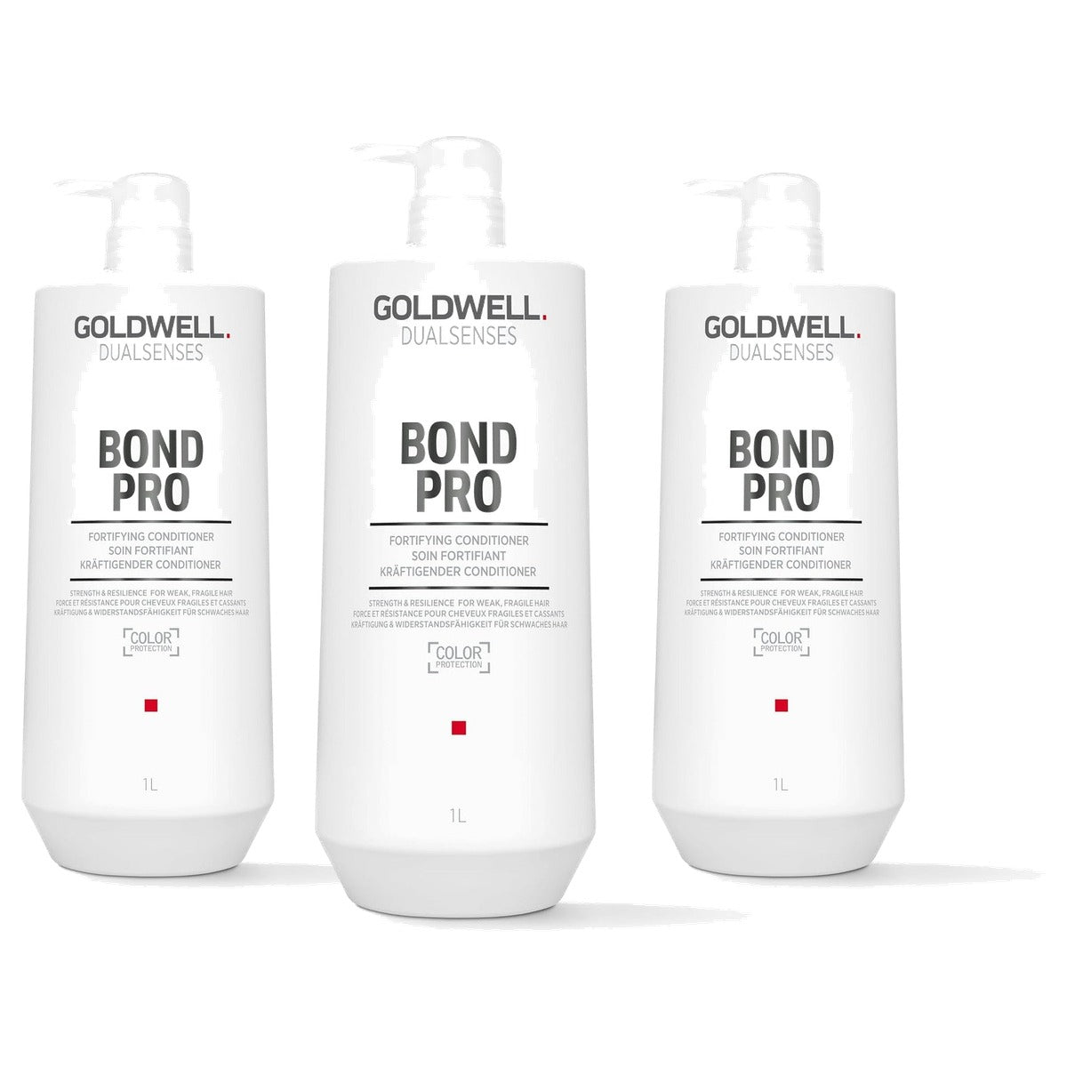 Goldwell Dualsenses Bond Pro Versterkende Shampoo voor Zwak en Kwetsbaar Haar - 3-pack