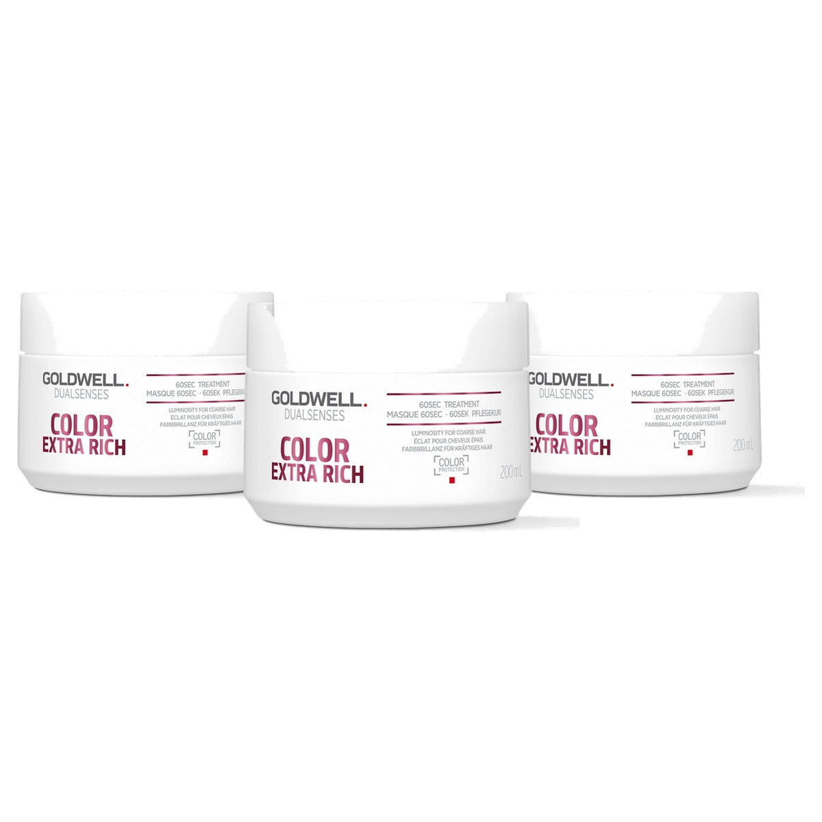 Goldwell Dualsenses Color Extra Rich 60 Seconden Verzorgingskuur 200 ml - 3-pack
