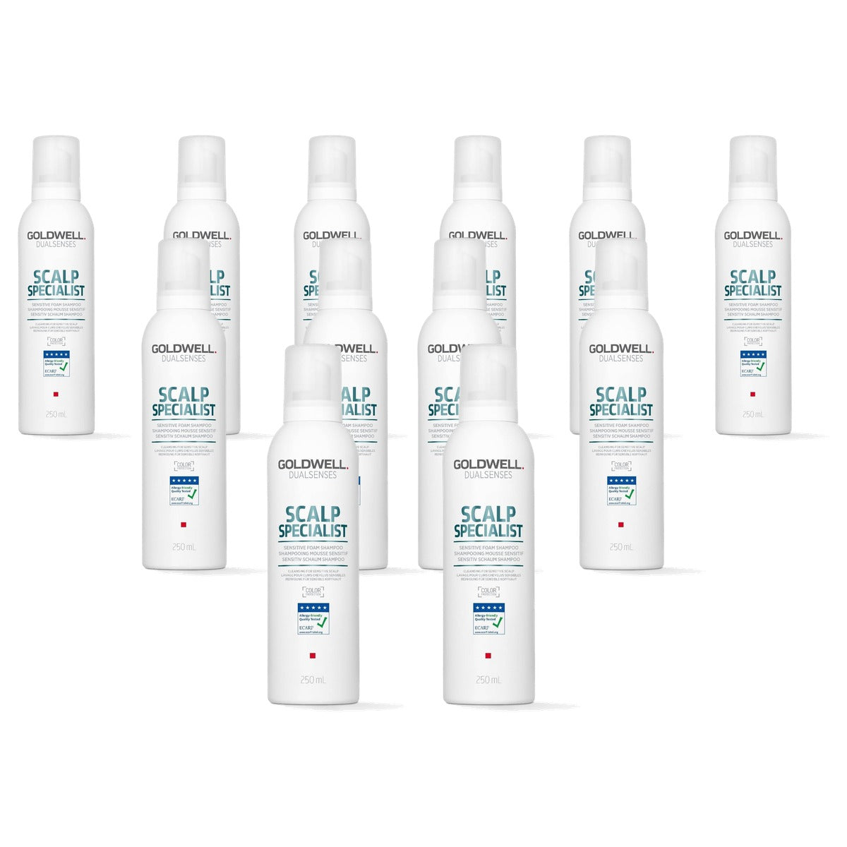 Goldwell Dualsenses Scalp Specialist Sensitive Schuimshampoo voor Gevoelige Hoofdhuid en Dunner Wordend Haar 250 ml (verpakking van 2) - 6-pack