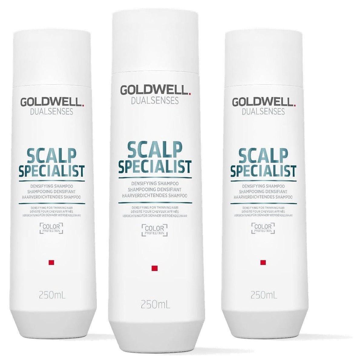 Goldwell Dualsenses Scalp Specialist Verdichtende Shampoo voor Dunner Wordend Haar 250 ml - 3-pack