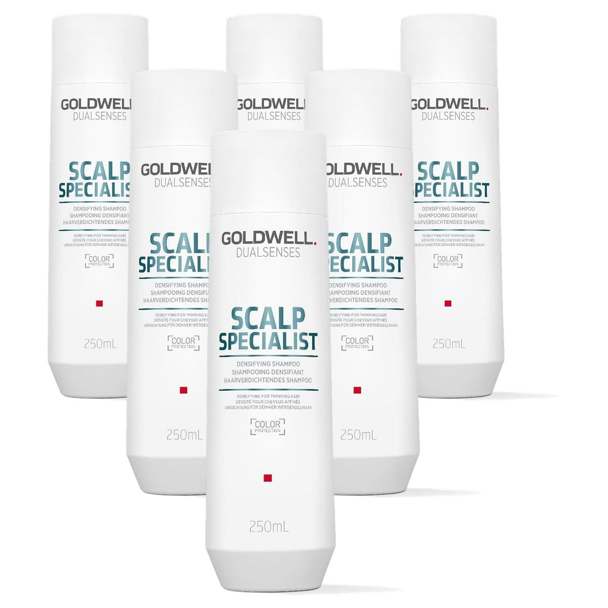 Goldwell Dualsenses Scalp Specialist Verdichtende Shampoo voor Dunner Wordend Haar 250 ml - 6-pack