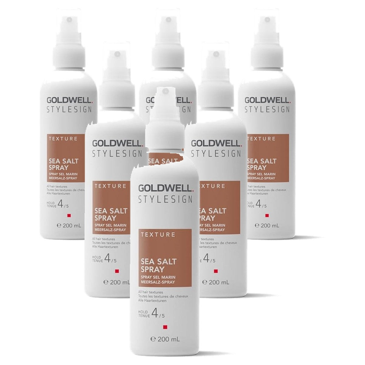 Goldwell StyleSign Texture Zeezoutspray voor Alle Haarstructuren 200 ml - 6-pack