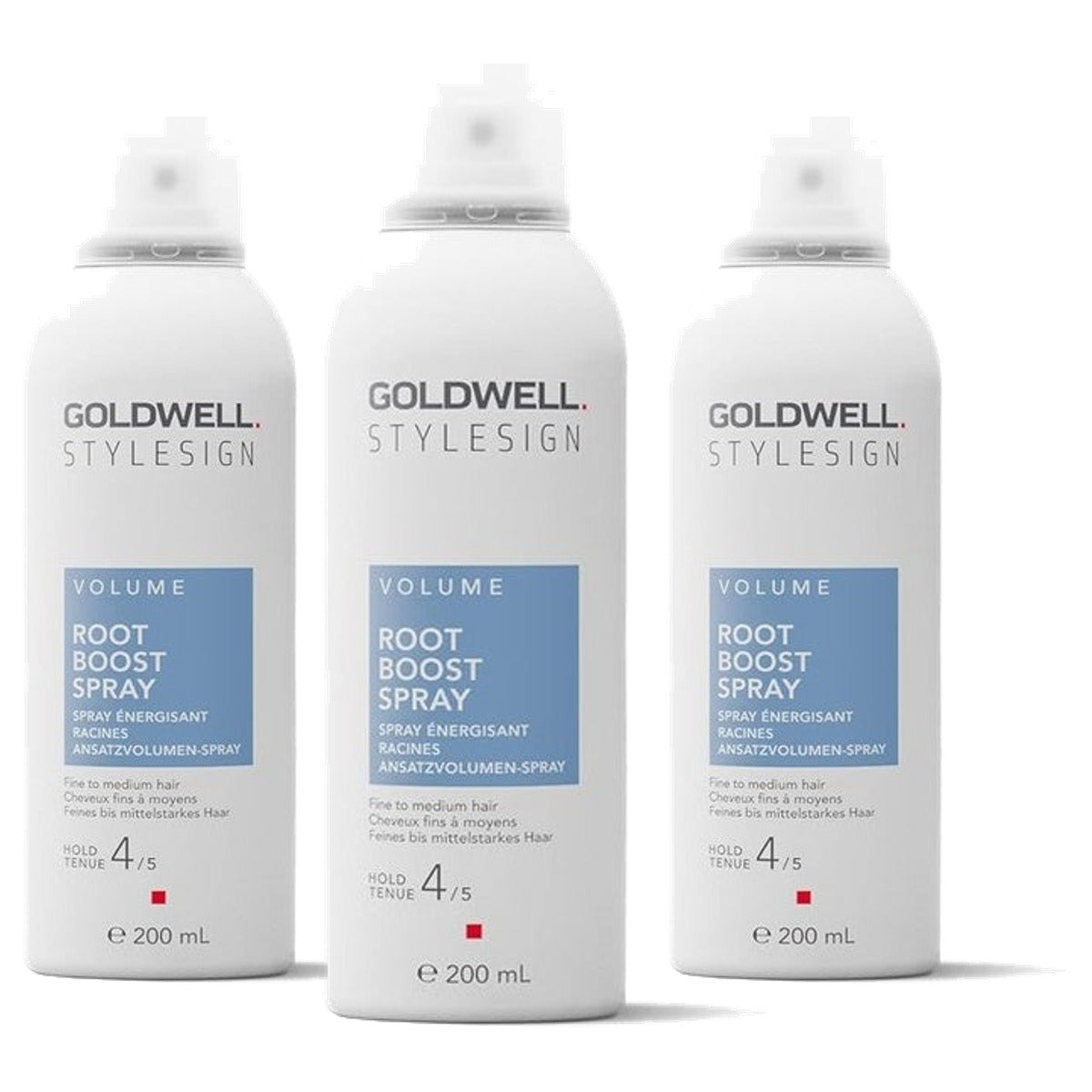 Goldwell StyleSign Volume Wortelvolumespray voor Fijn tot Middelsterk Haar 200 ml - 3-pack