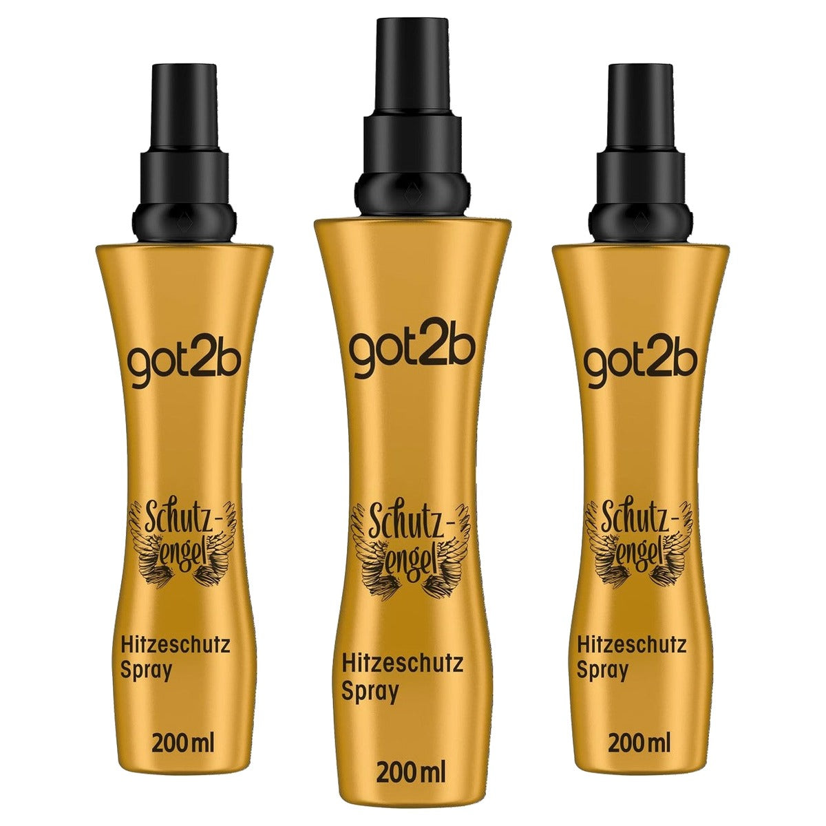 got2b Beschermengel Hittebeschermingsspray 3 x 200 ml - Voordeelverpakking