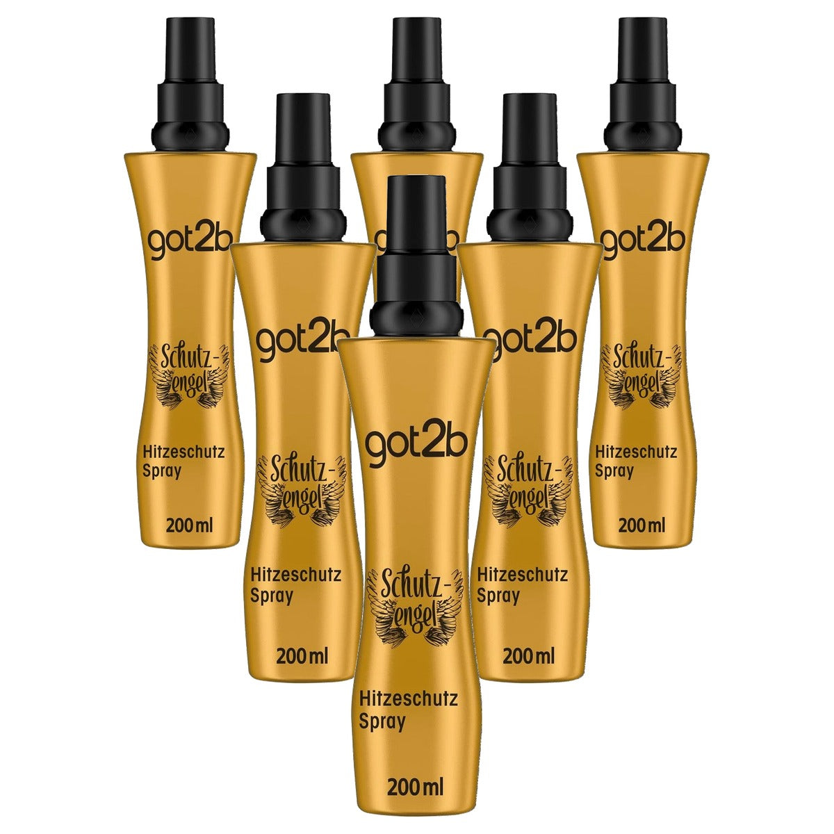 got2b Beschermengel Hittebeschermingsspray 6 x 200 ml - Voordeelverpakking