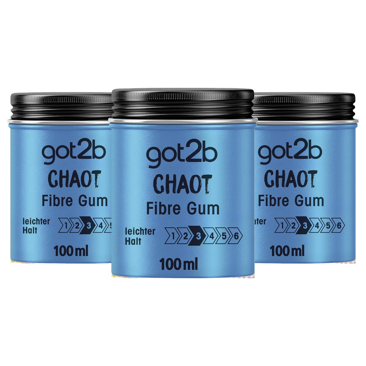 got2b Chaot modellerende Fibre Gum Grip 3 3 x 100 ml - Voordeelverpakking