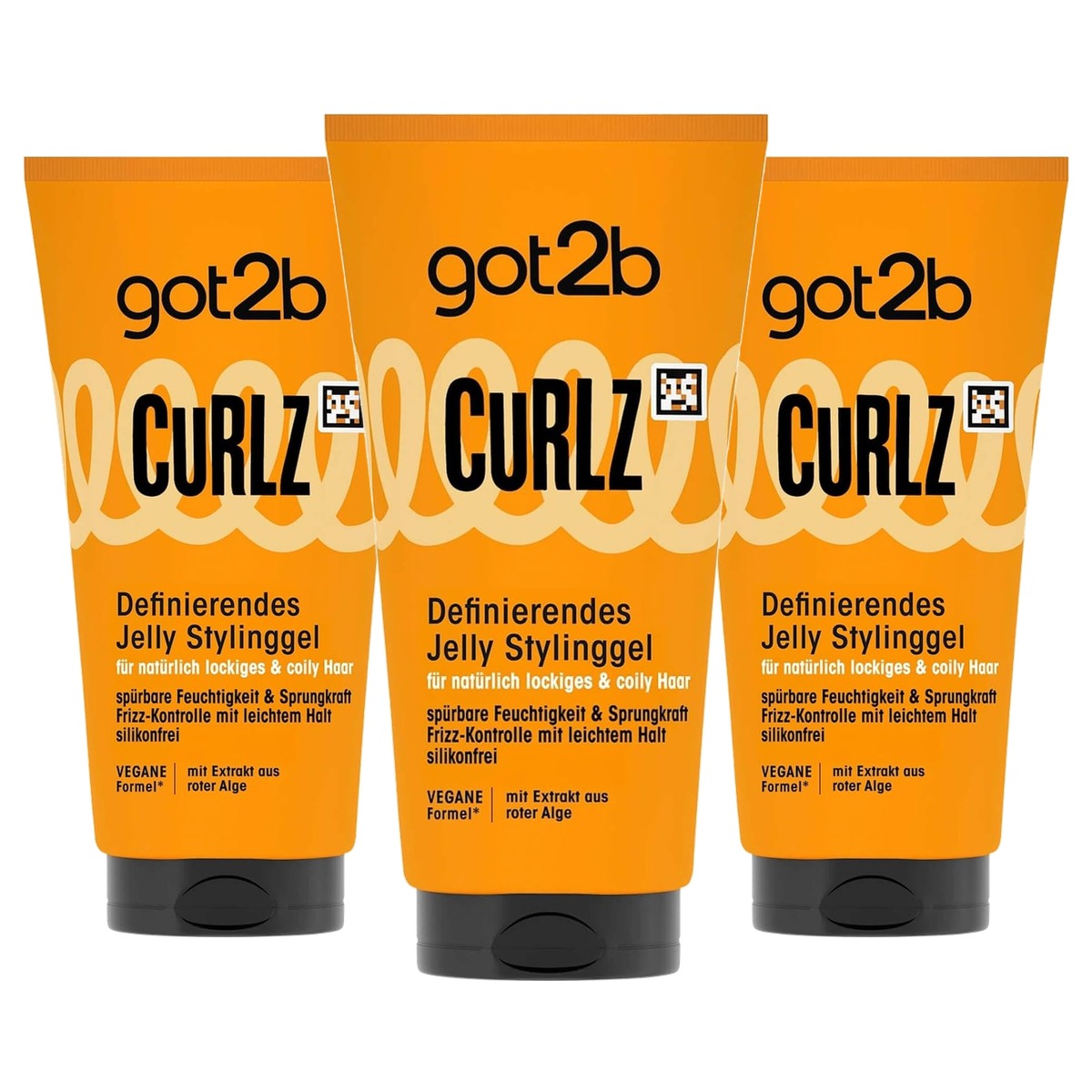 got2b Curlz Jelly Stylinggel 3 x 150 ml - Voordeelverpakking
