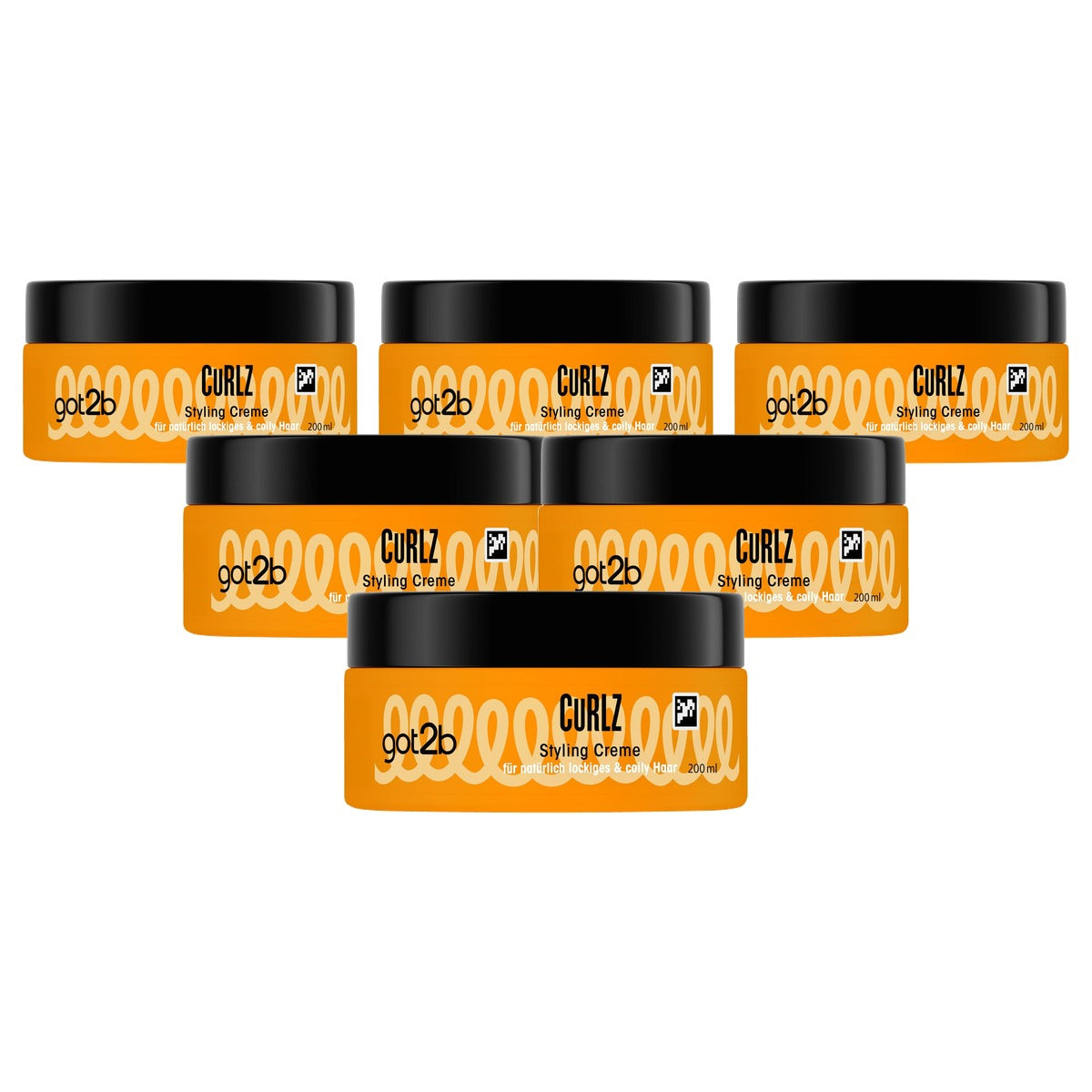 got2b Curlz Stylingcrème 6 x 200 ml - Voordeelverpakking