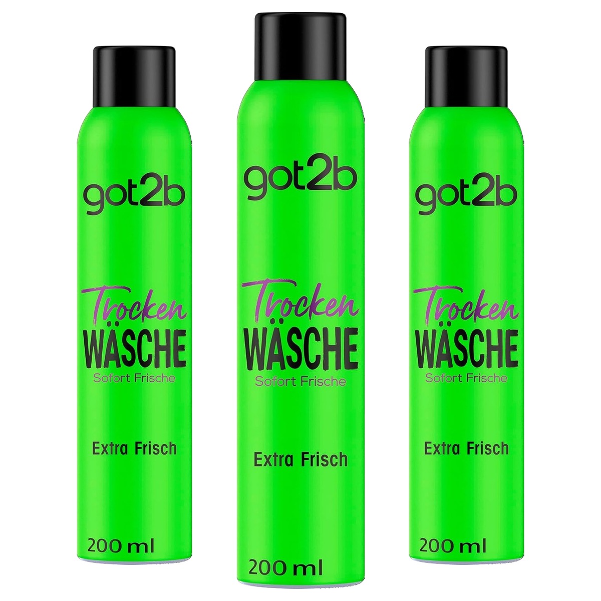 got2b Droogwas Extra Fris Droogshampoo 3 x 200 ml - Voordeelverpakking