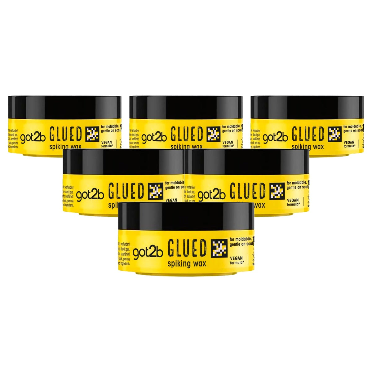 got2b Glued Spiking Wax 6 x 75 ml - Voordeelverpakking