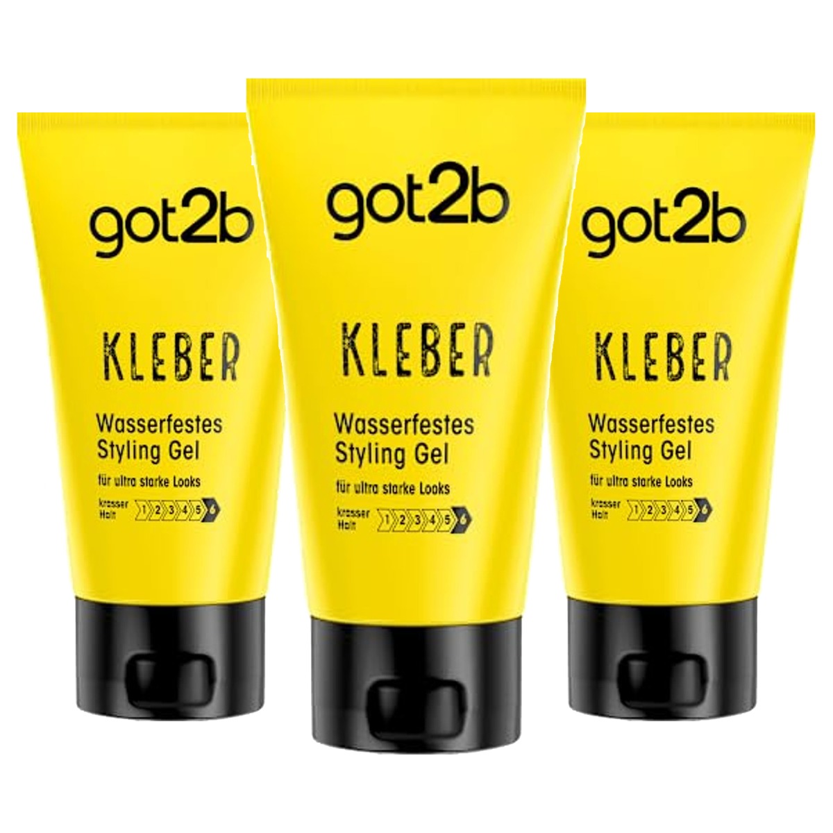 got2b Lijm haargel Hold 6 3 x 150 ml - Voordeelverpakking