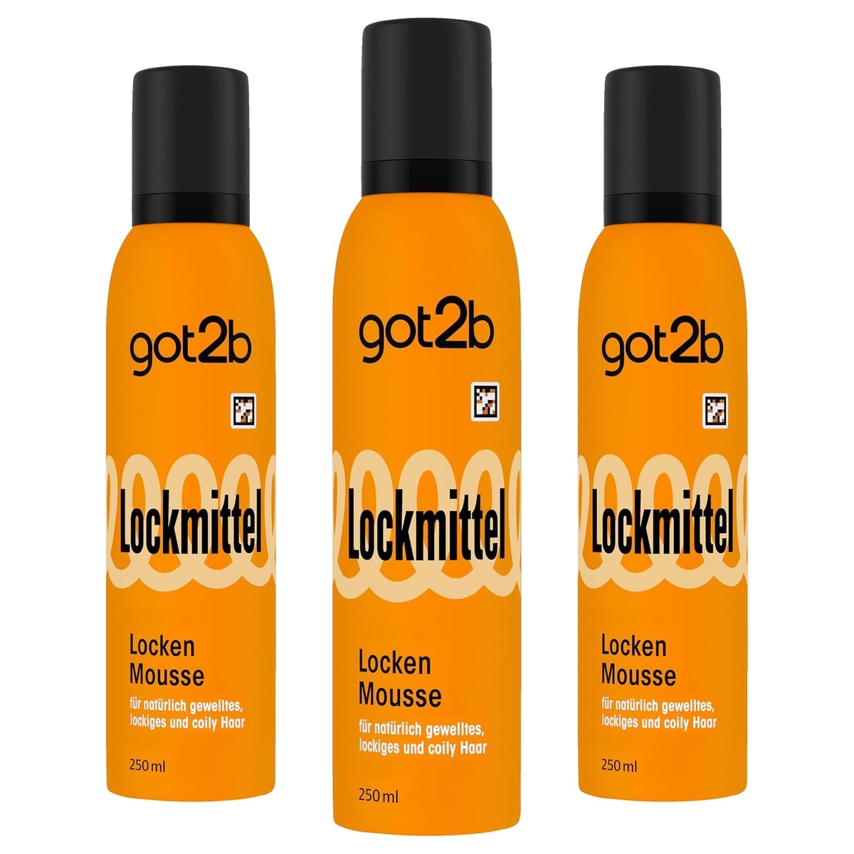 got2b Lockmiddel schuimversterker 3 x 250 ml - Voordeelverpakking