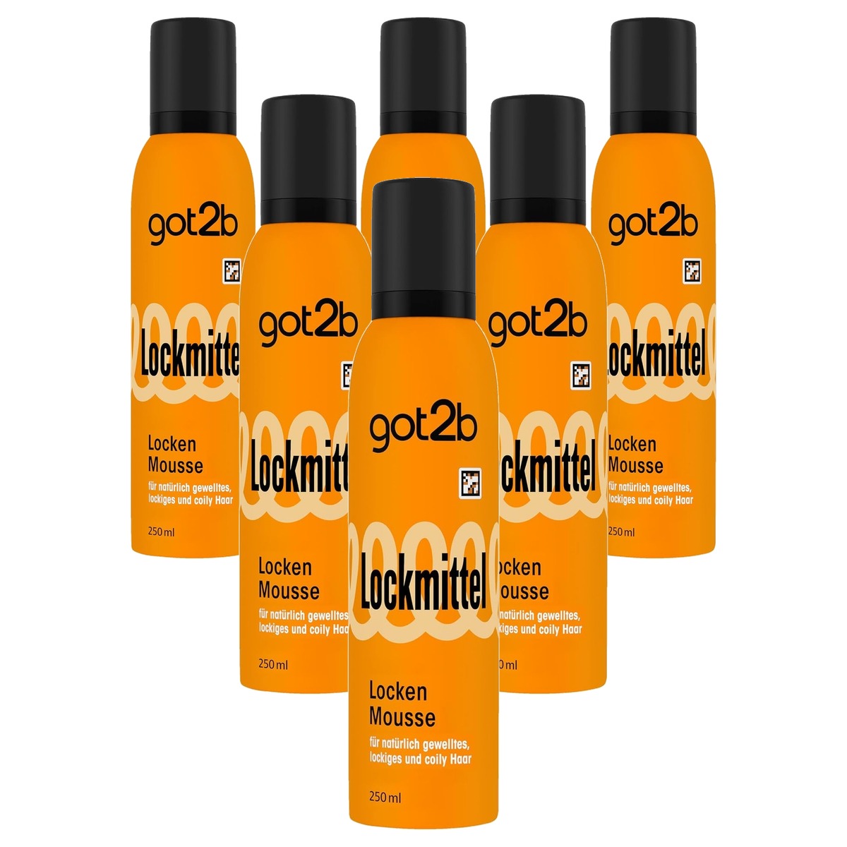 got2b Lockmiddel schuimversterker 6 x 250 ml - Voordeelverpakking
