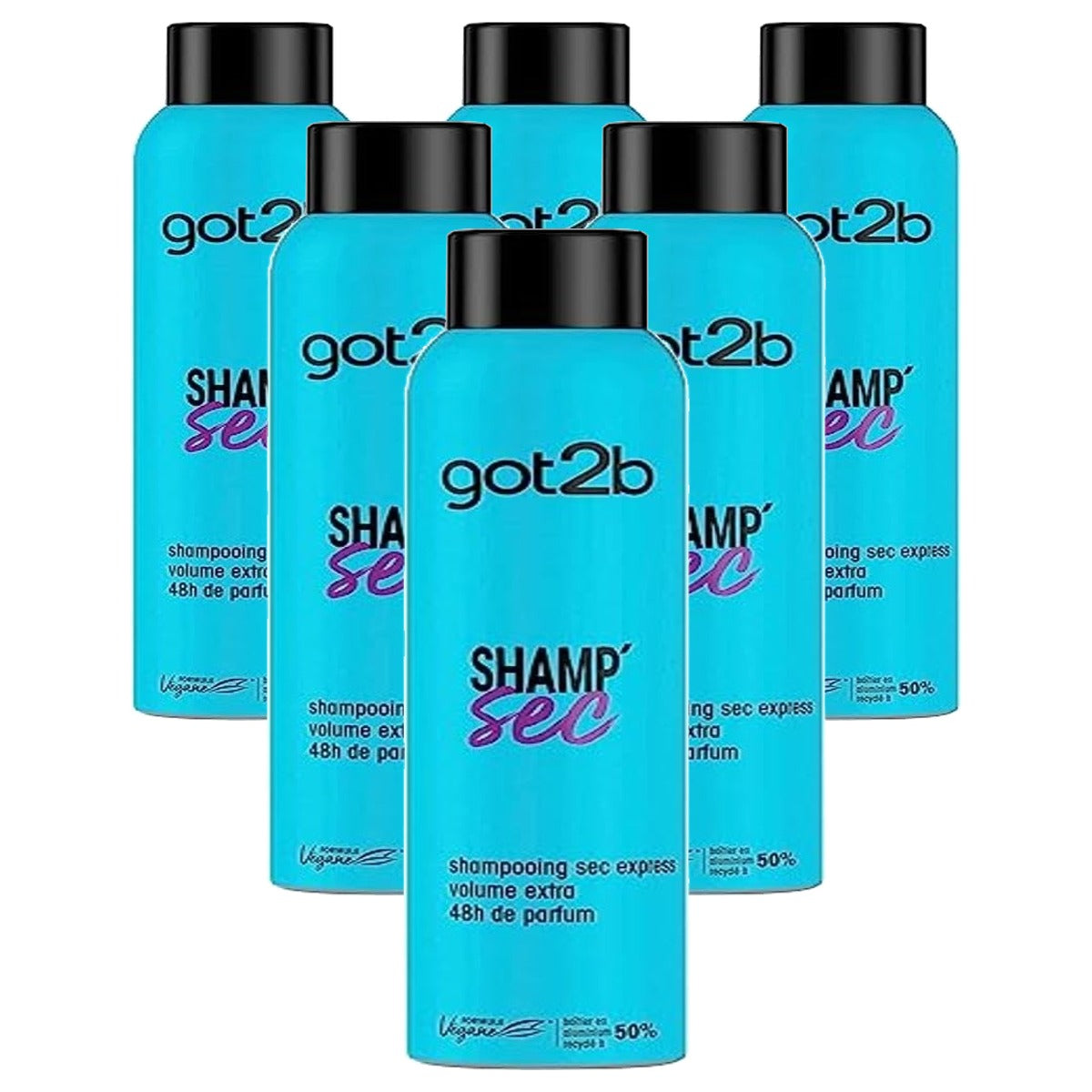 Schwarzkopf got2b Volume Extra Droogshampoo 6 x 200 ml - Voordeelverpakking