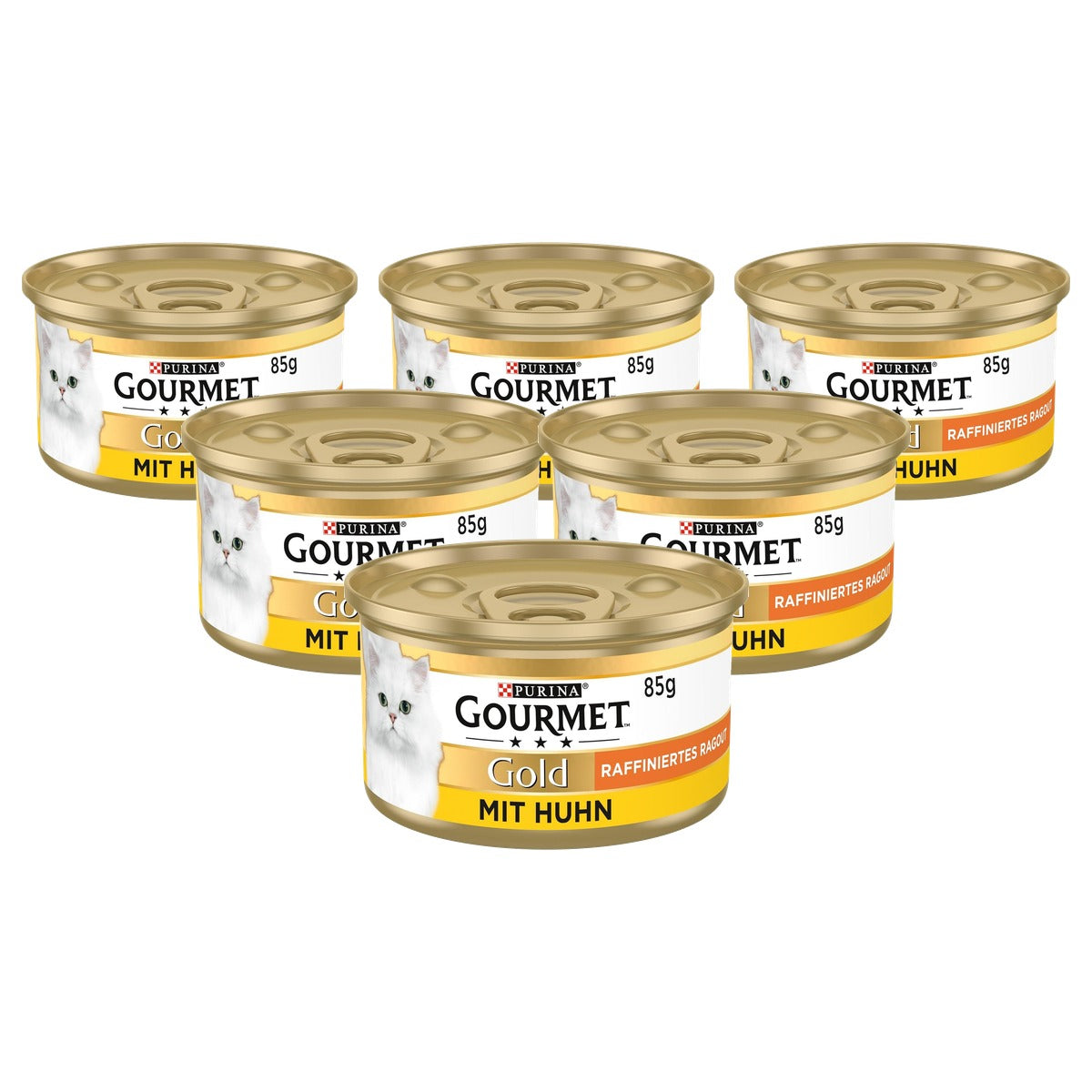 Purina Gourmet Gold natvoer kattenvoer gevogelte 12 x 85 g - 6-pack