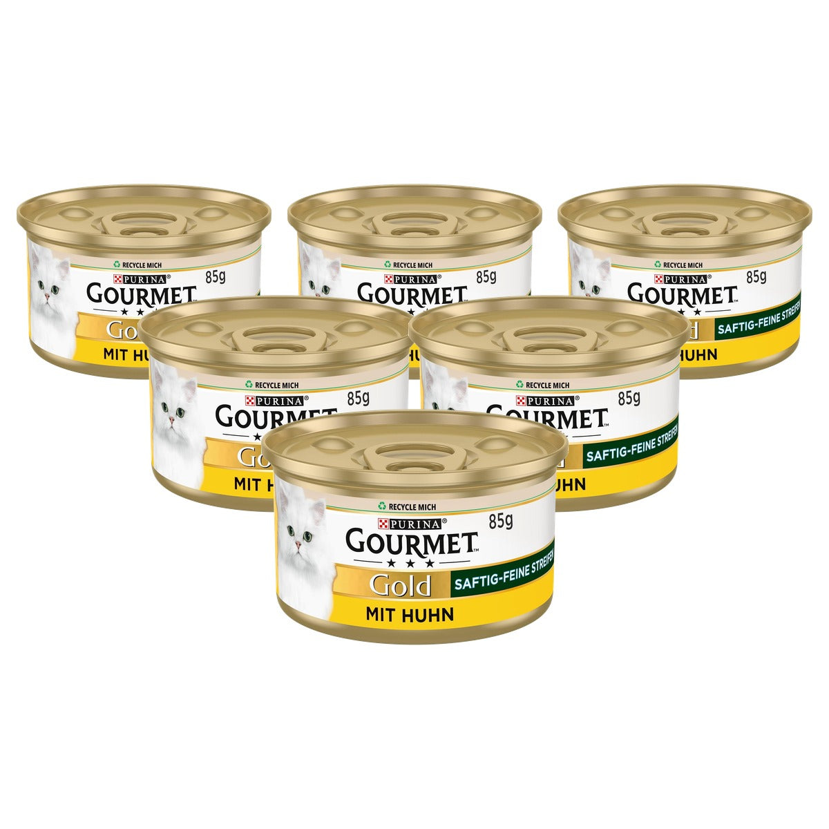 Gourmet Gold natvoer kattenvoer kip 12 x 85 g - 6-pack