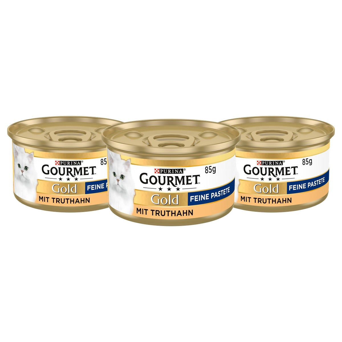 Gourmet Goud natvoer kattenvoer kalkoen 12 x 85 g - 3-pack