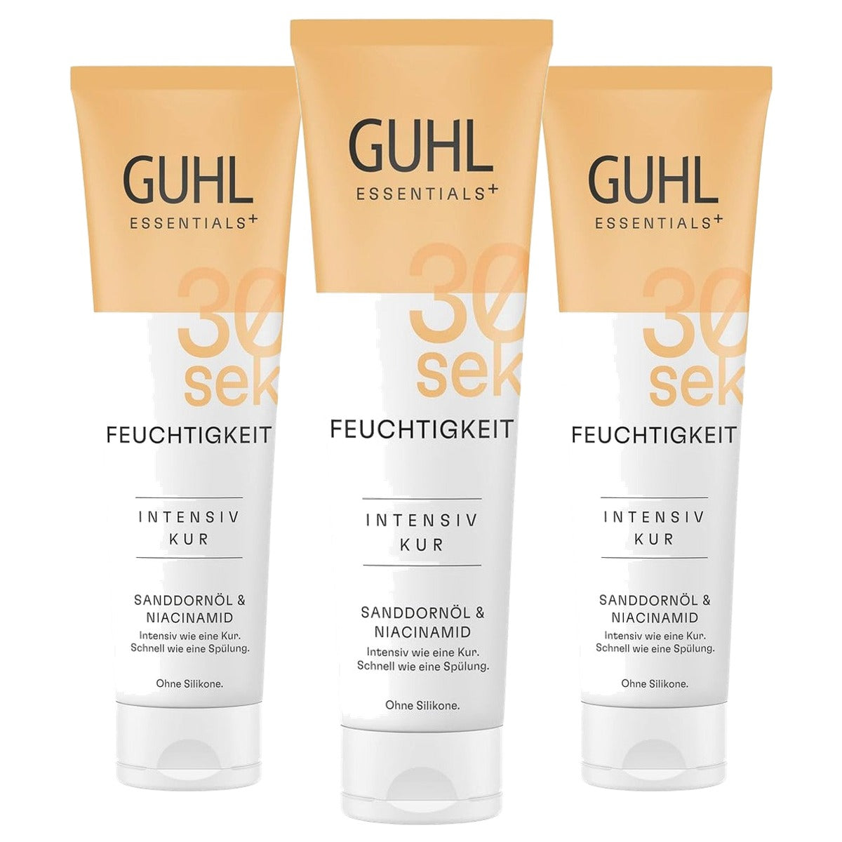 Guhl 30 seconden Vochtinbrengende kuur 3 x 100 ml - Voordeelverpakking