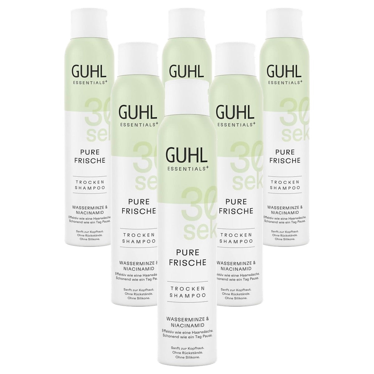 Guhl 30_sek Droogshampoo Pure Frisheid 6 x 200 ml - Voordeelverpakking