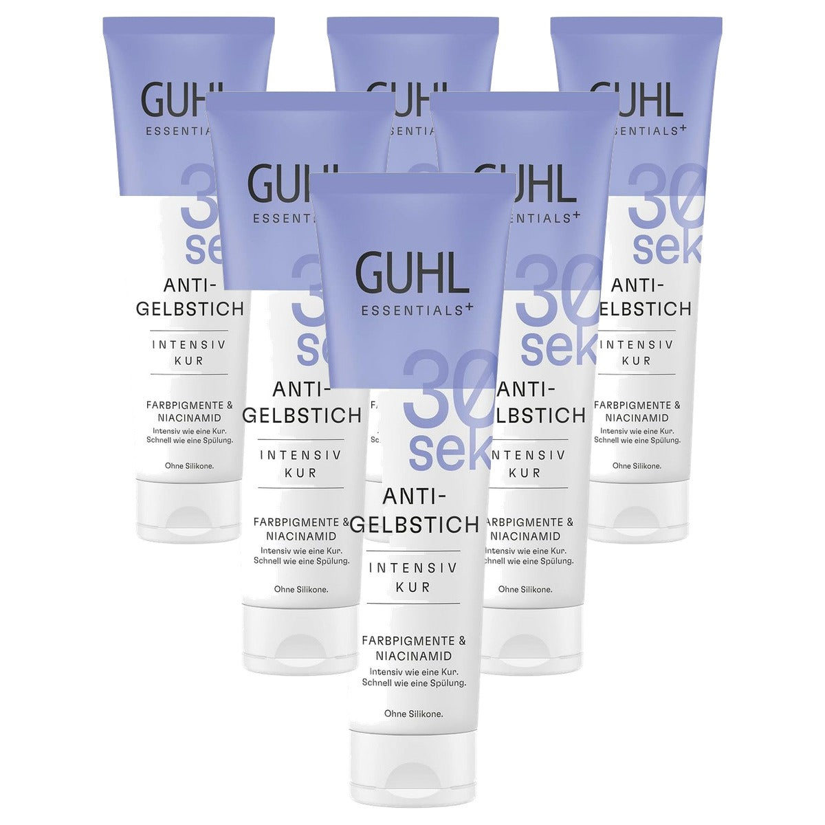 Guhl 30 Sek Intensieve Kuur Anti-Geelheid 6 x 100 ml - Voordeelverpakking