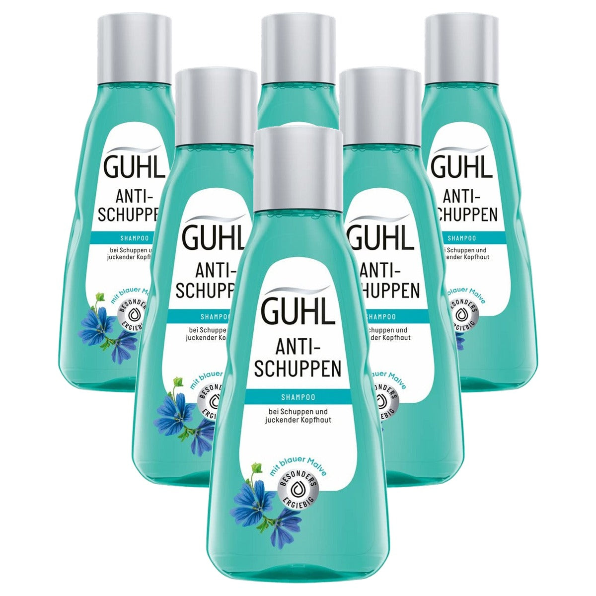 Guhl Anti-roos shampoo 6 x 50 ml - Voordeelverpakking