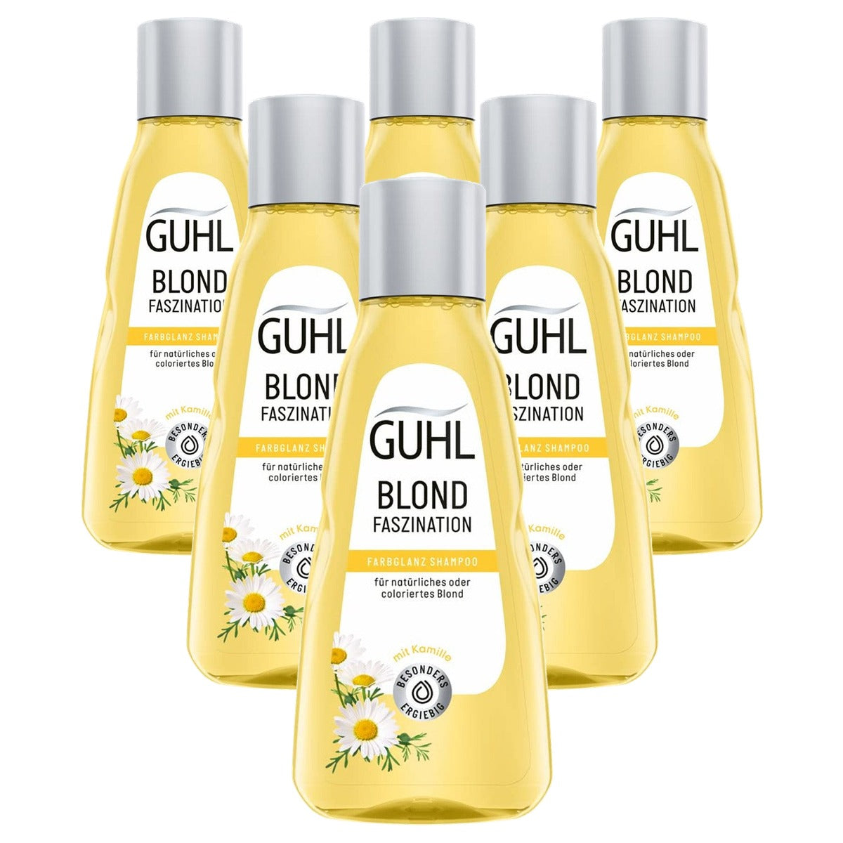 Guhl Blonde Fascination Shampoo 6 x 50 ml - Voordeelverpakking