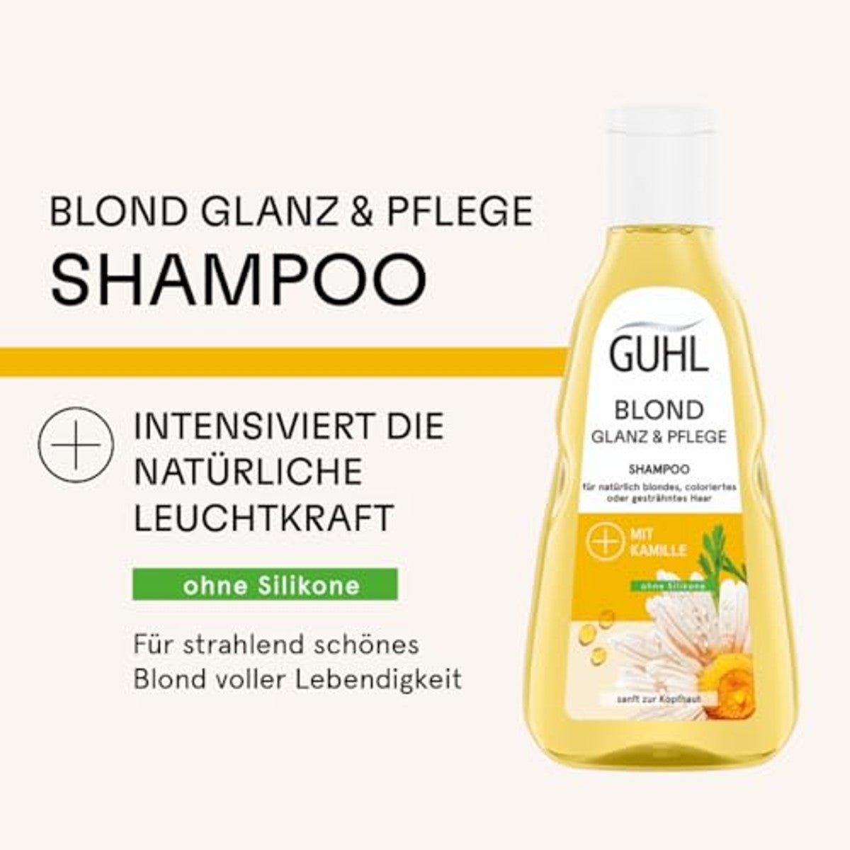 Guhl Blonde Fascination Shampoo - Inhoud: 250 ml - Haartype: blond, geblondeerd door Guhl nu bij Huishoudvoordeel