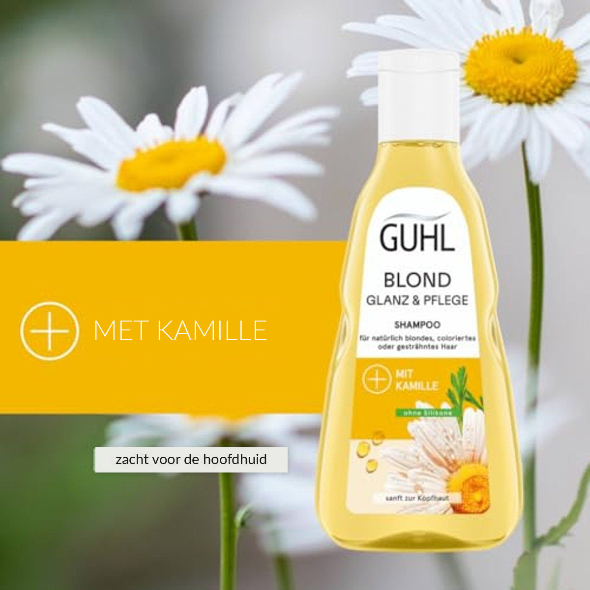 Guhl Blonde Fascination Shampoo 250 ml met Kamille voor Blond en Geblondeerd Haar