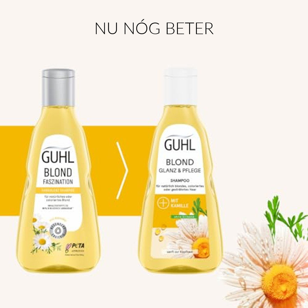 Guhl Blonde Fascination Shampoo 250 ml met Kamille voor Blond en Geblondeerd Haar