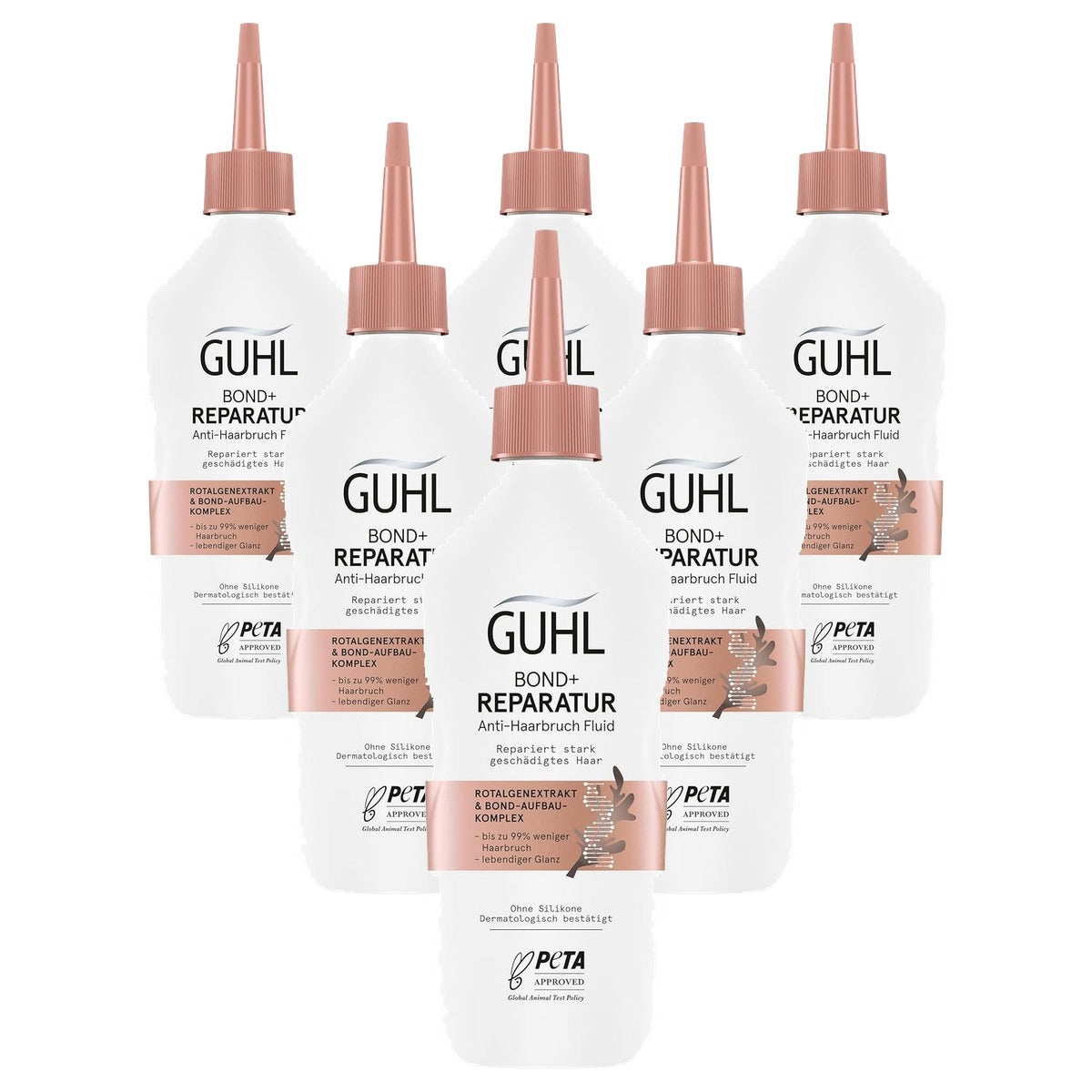 Guhl BOND+ Reparatie Anti-Haarbreuk Fluid 6 x 150 ml - Voordeelverpakking