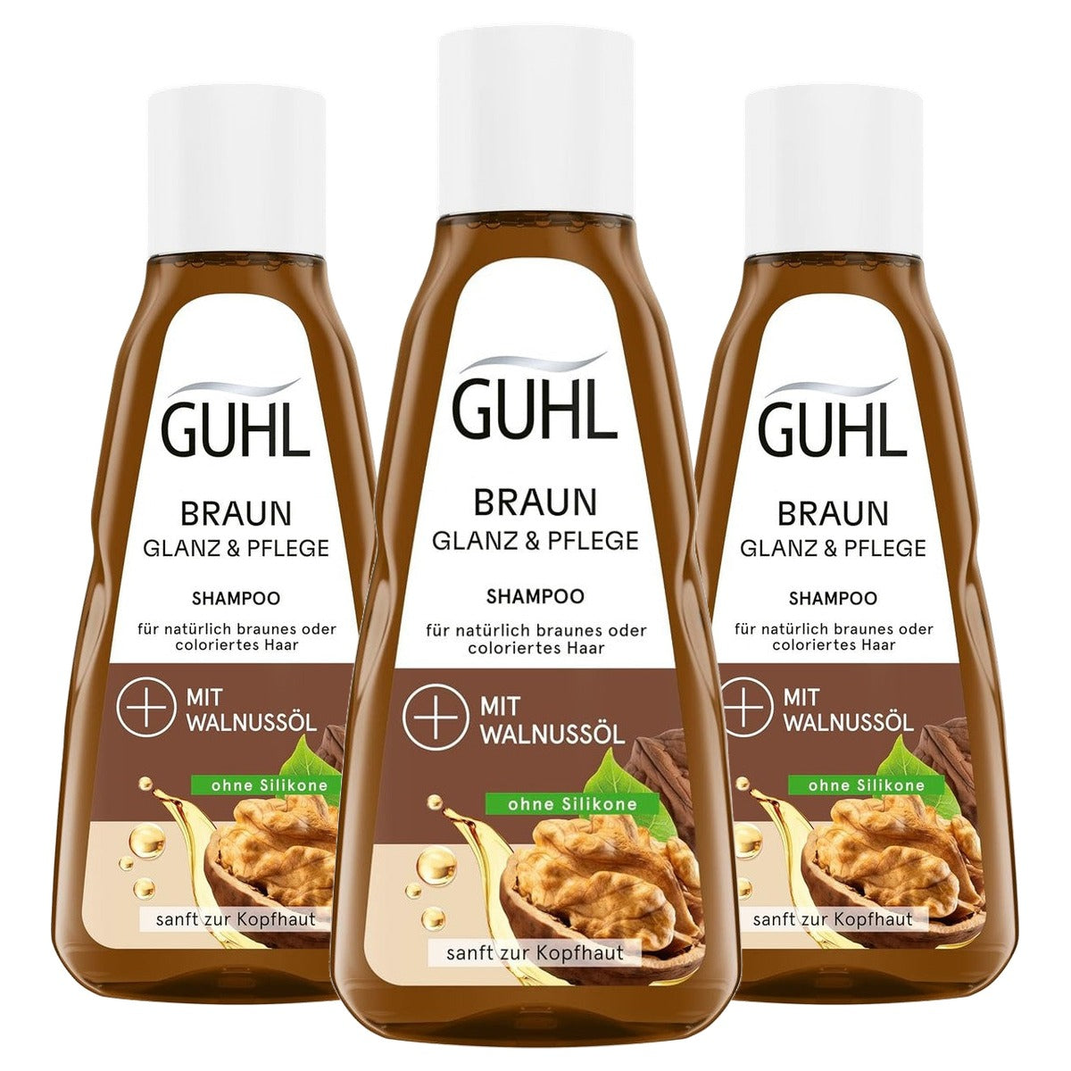Guhl Braun Fascination Shampoo 3 x 50 ml - Voordeelverpakking