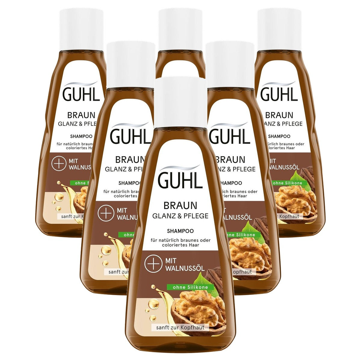 Guhl Braun Fascination Shampoo 6 x 50 ml - Voordeelverpakking