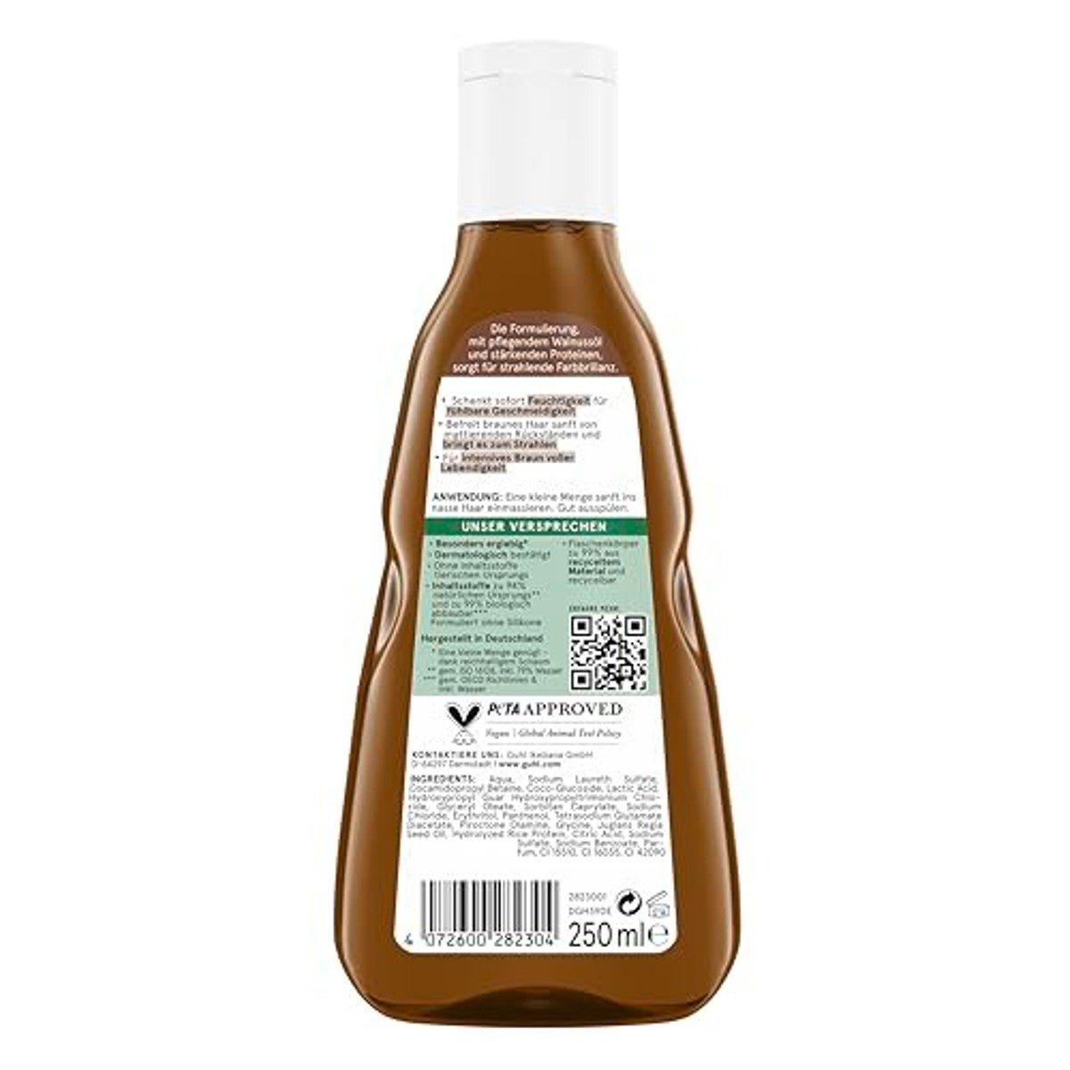 Guhl Braun Fascination Shampoo - Inhoud: 250 ml - Haartype: brunette, bruin door Guhl nu bij Huishoudvoordeel