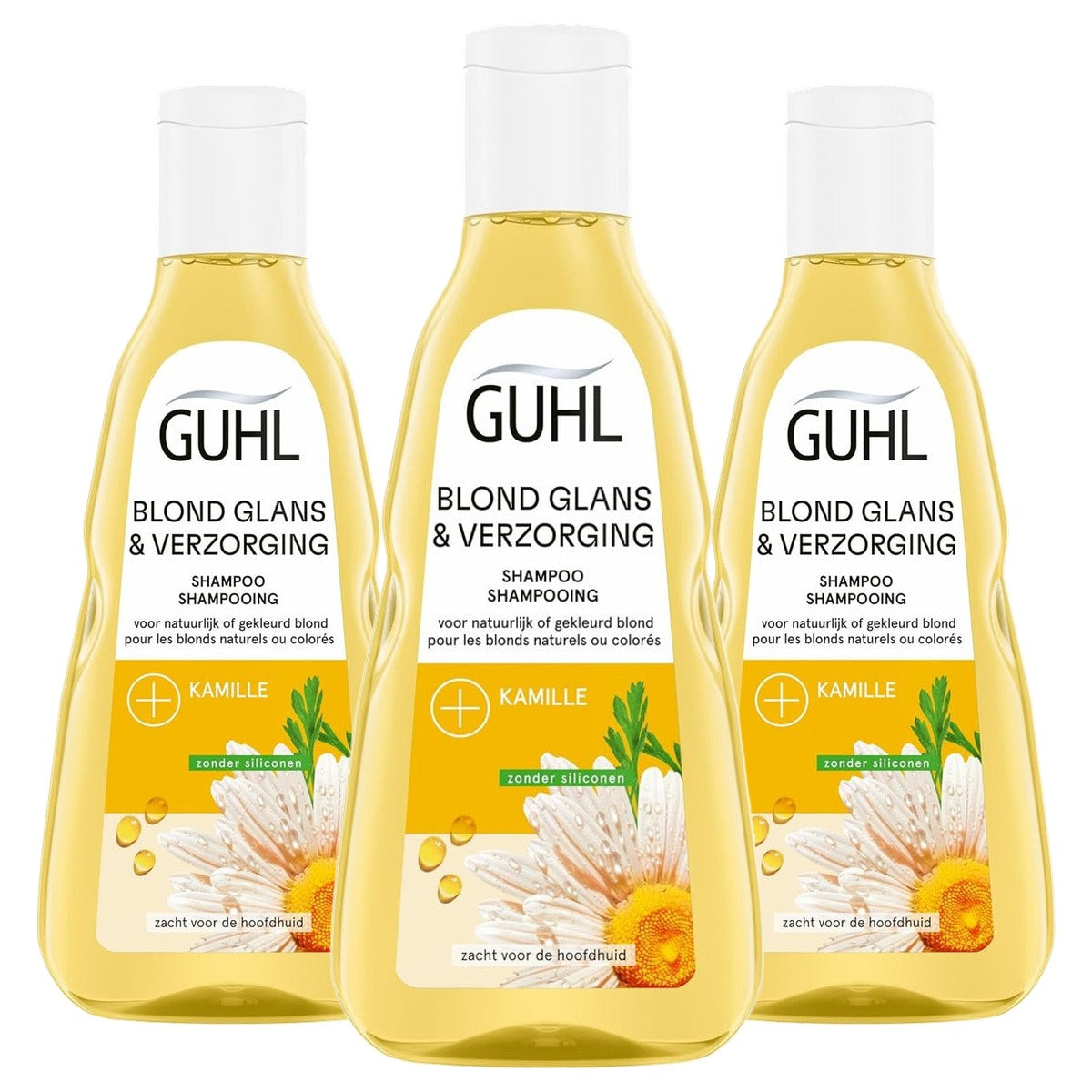Guhl Colour Light Blonde Shampoo - 3 x 250 ml - Voordeelverpakking