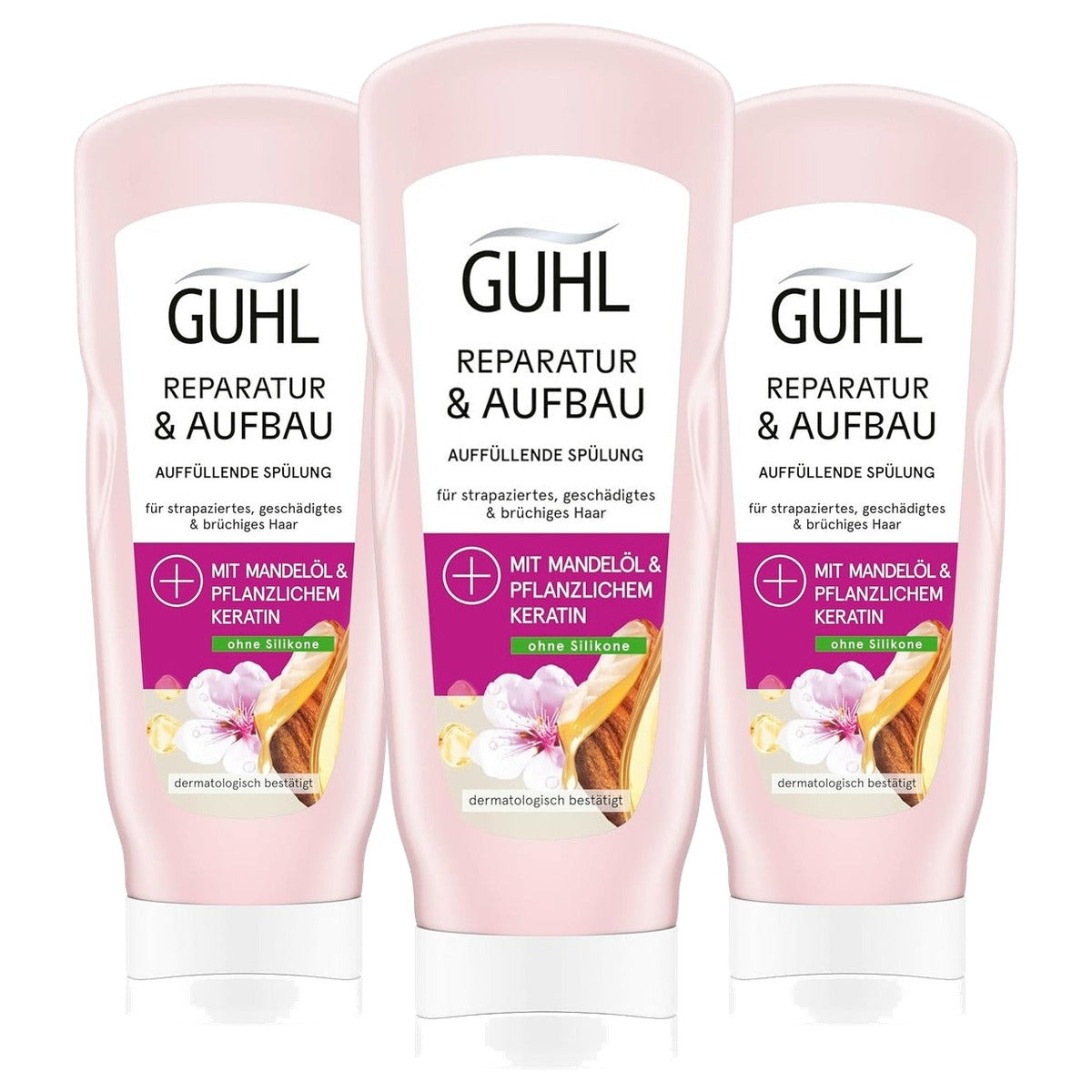 Guhl Diepe herstellende reparatiespoeling 3 x 200 ml - Voordeelverpakking